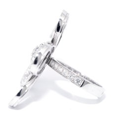 Van Cleef & Arpels Flowerlace Ring White Gold, Diamond