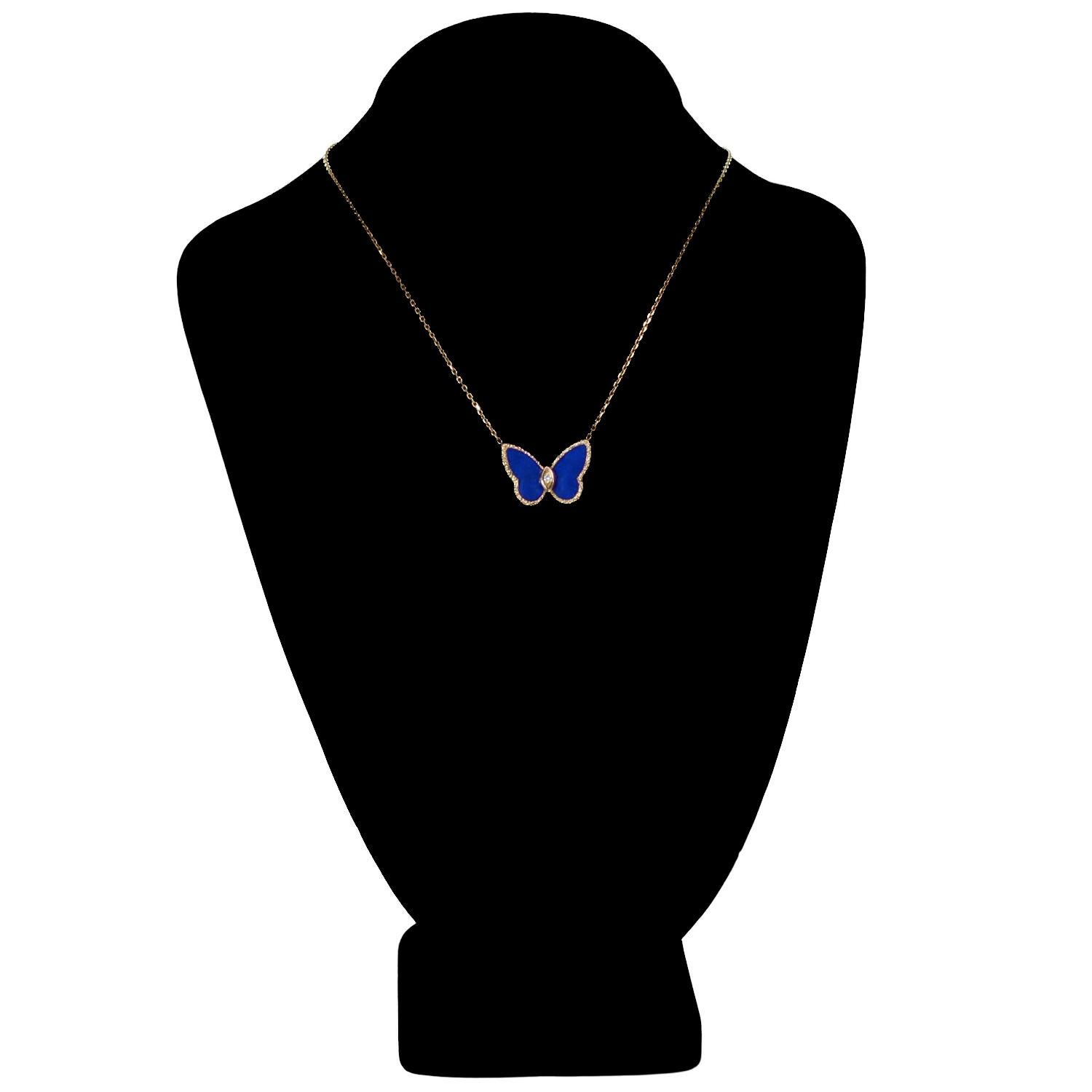 butterfly van cleef necklace
