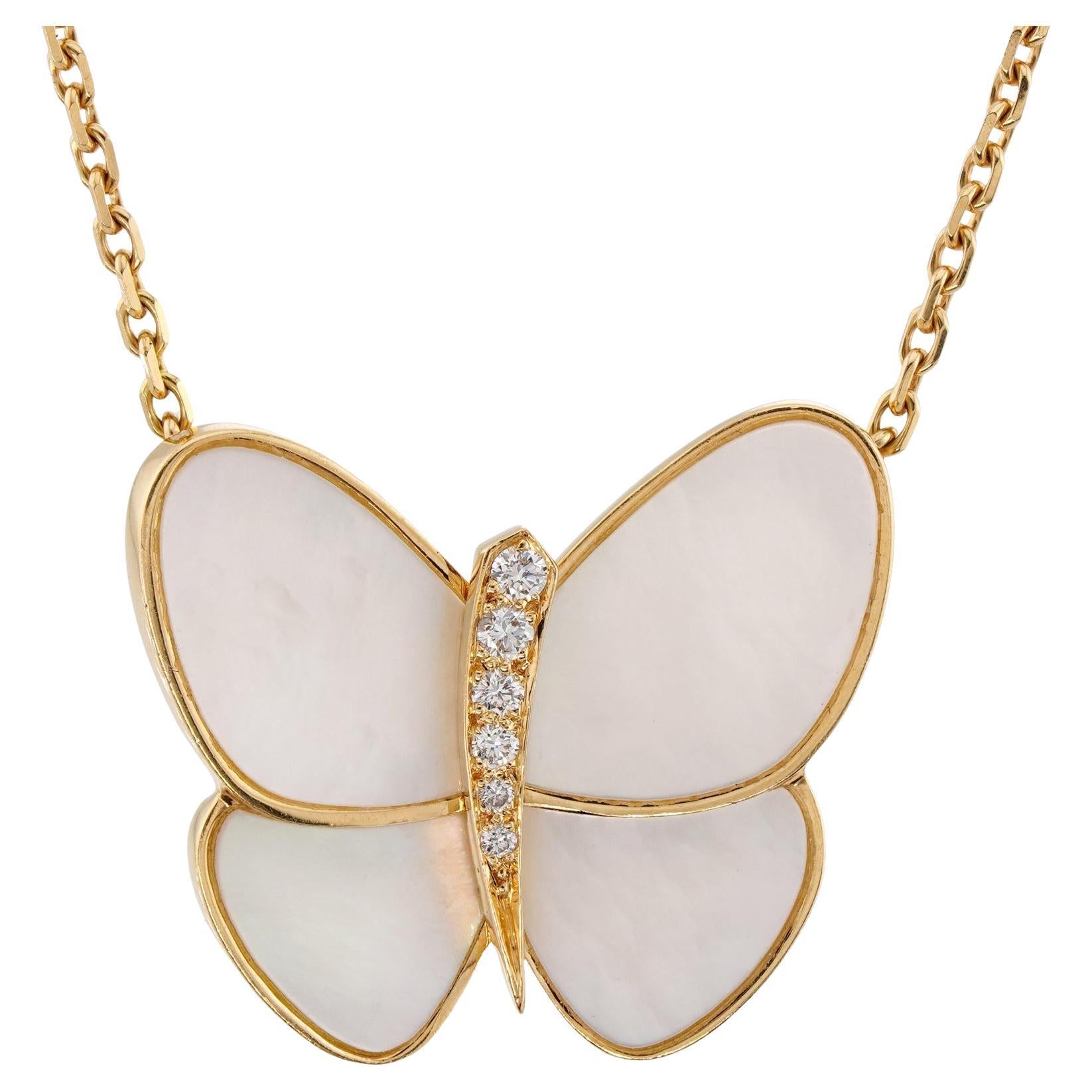 What does wearing a butterfly necklace mean?