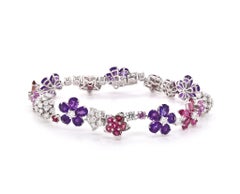 Van Cleef & Arpels Folie De Pres Diamond and Sapphire Set