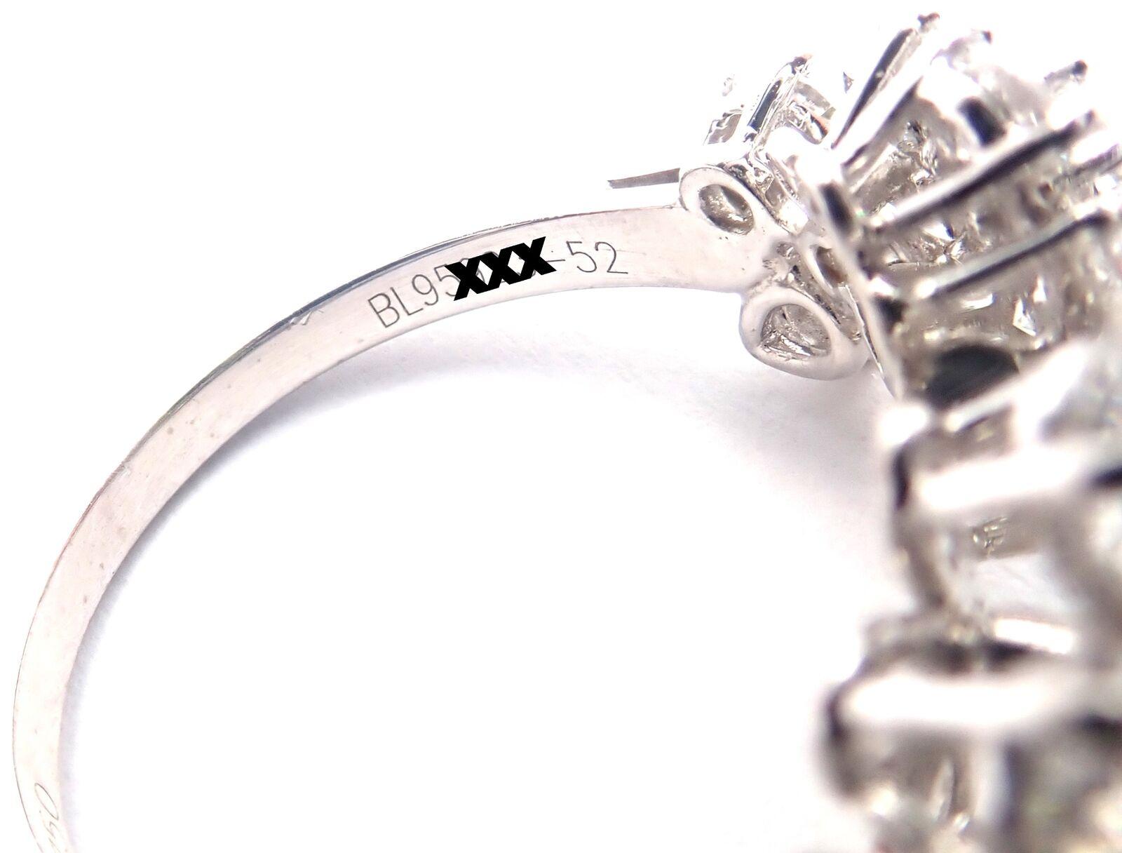 Van Cleef & Arpels Folie des Pres Bague fleur en or blanc en vente 2