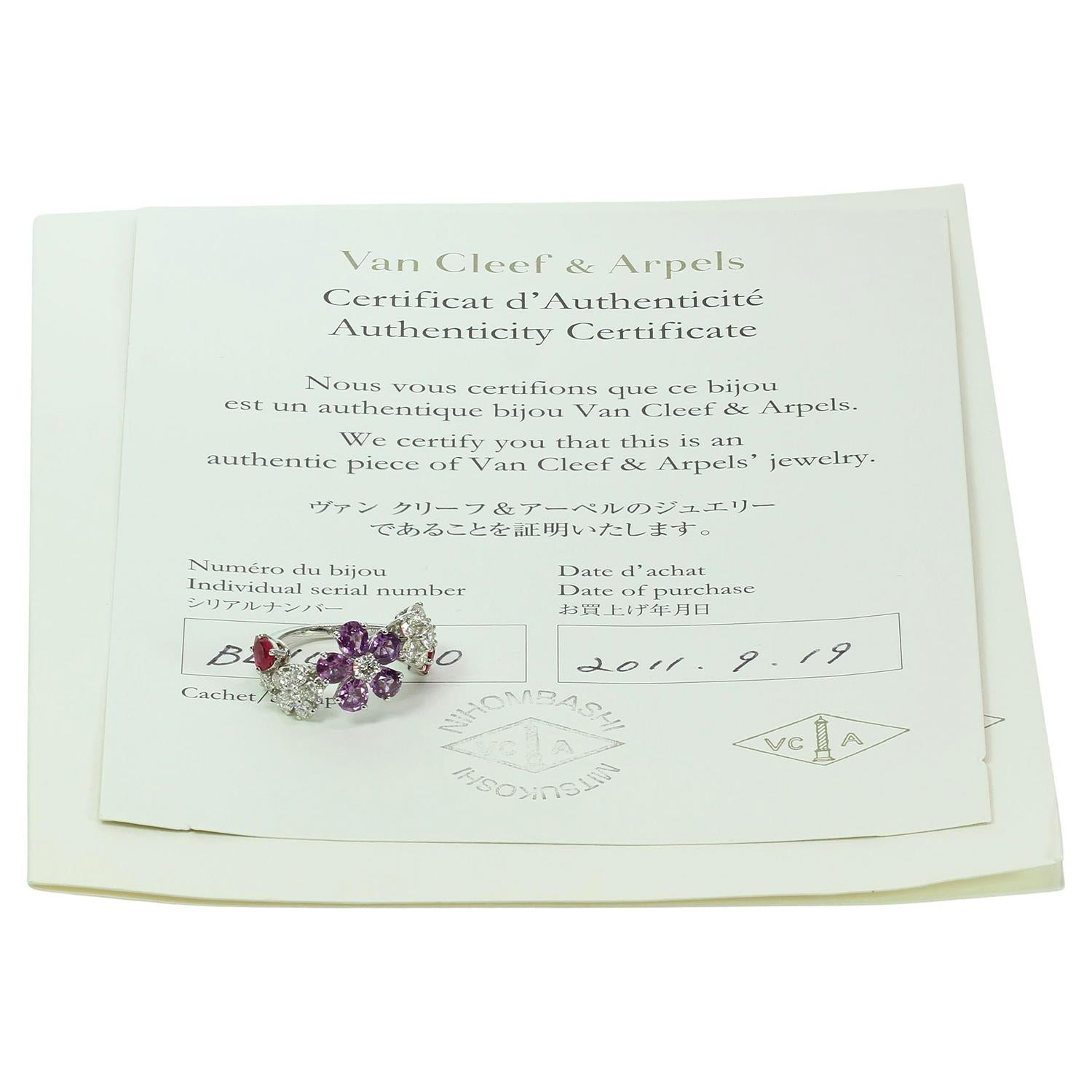 van cleef and arpels’ folie de pres ring