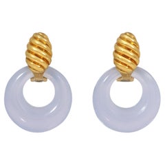 Van Cleef & Arpels, France chalcedony doorknockers