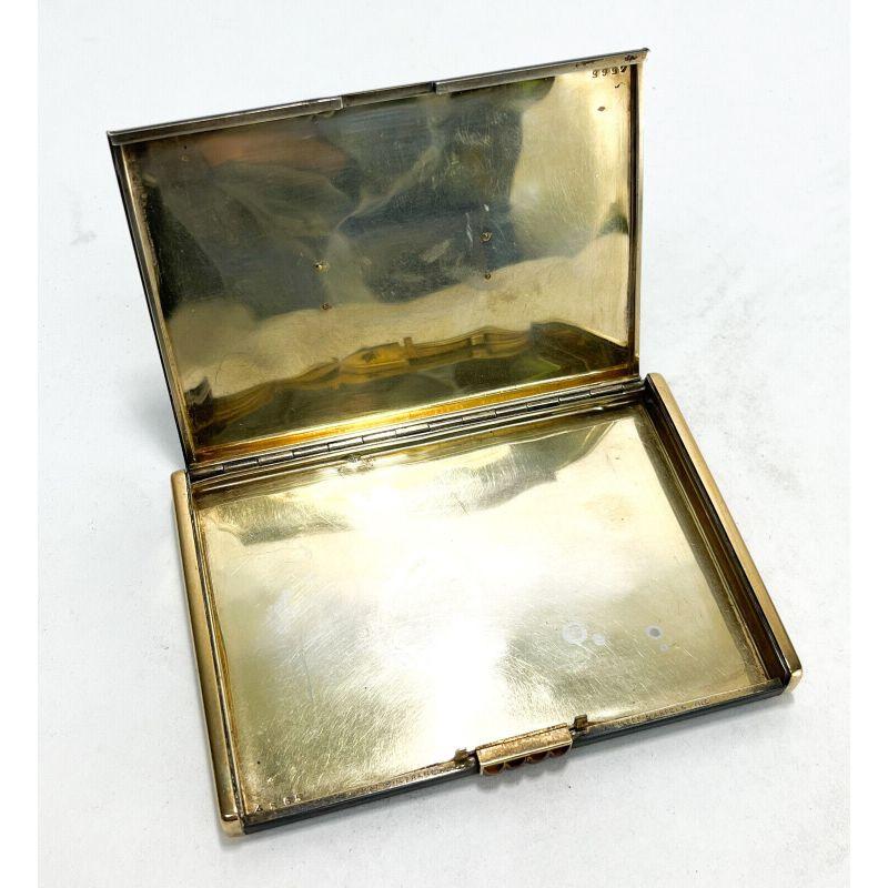 Van Cleef & Arpels French Art Deco Gold & Black Lacquer Box Card Case, c1930 1