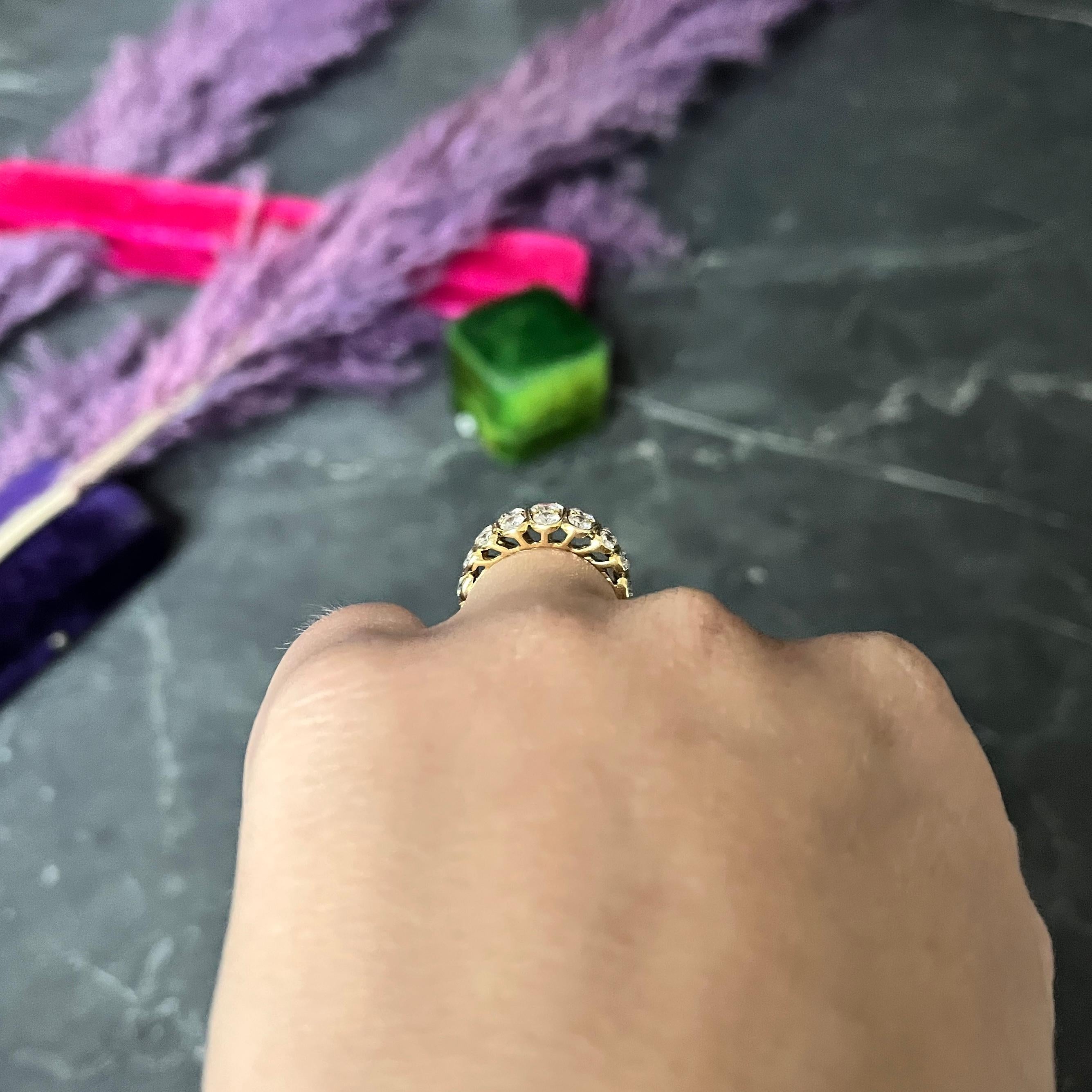 Van Cleef & Arpels Französischer Vintage-Ring, 2,95 Karat Diamant 18 Karat Gelbgold 6