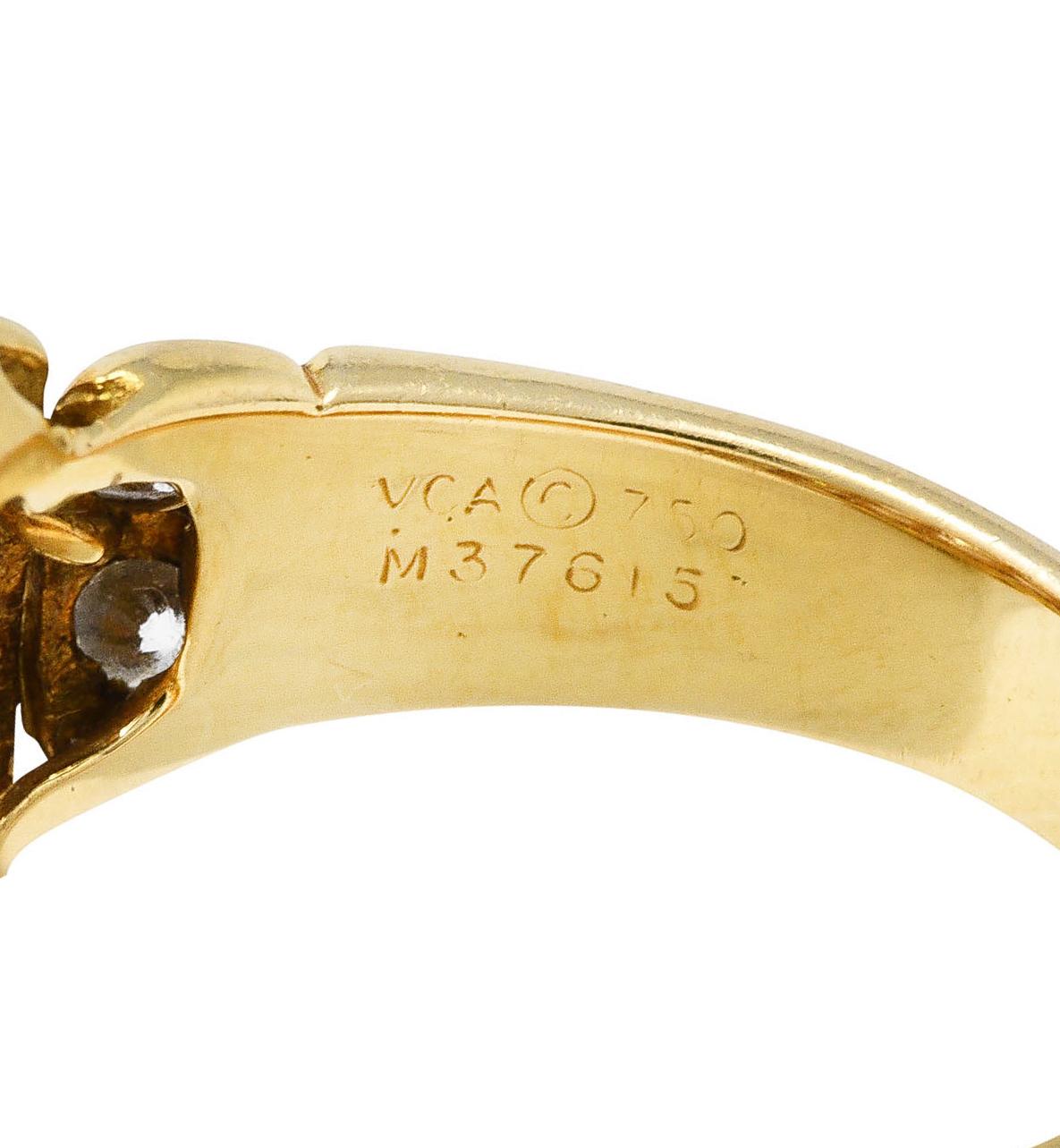 Van Cleef & Arpels Französischer Vintage-Ring, 2,95 Karat Diamant 18 Karat Gelbgold 1