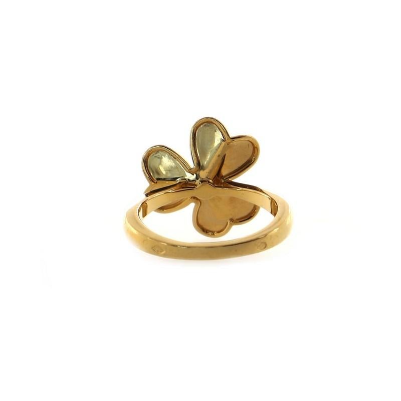 van cleef flower ring