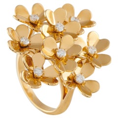Van Cleef & Arpels Bague Frivole en or jaune 18 carats 0,43 ct de diamant VC08-071625
