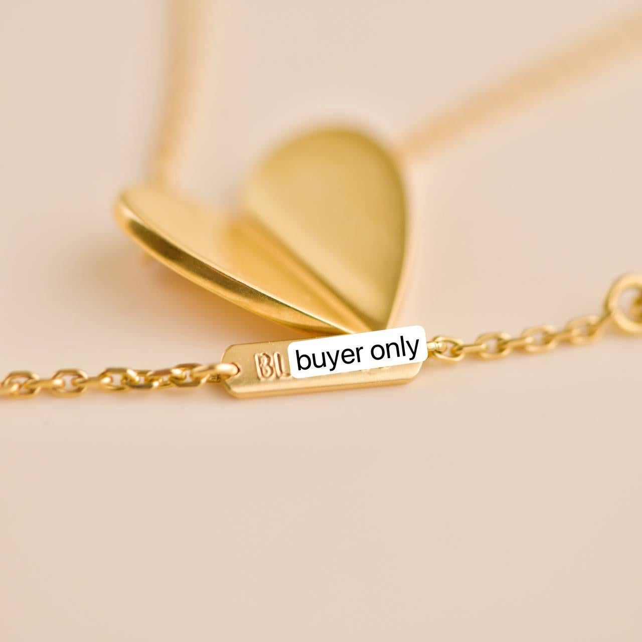 Van Cleef & Arpels Frivole Collier cœur en or jaune 18 carats en vente 2
