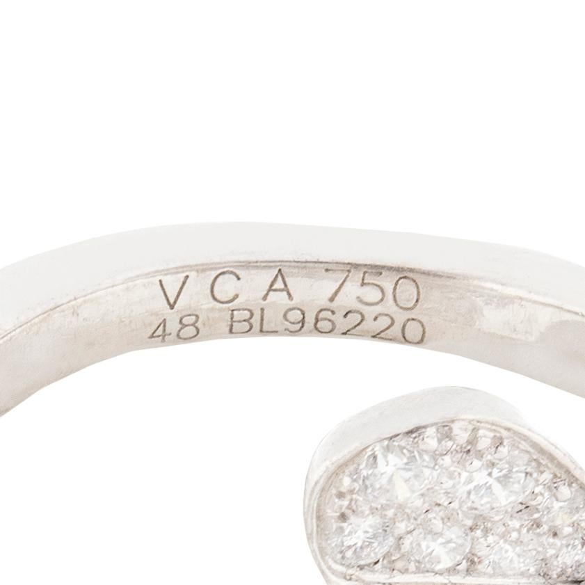 Round Cut Van Cleef & Arpels ‘Frivole’ 2.10ct Diamond Ring For Sale