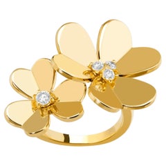 Van Cleef & Arpels Frivole Between Statement-Ring aus 18 Karat Gelbgold