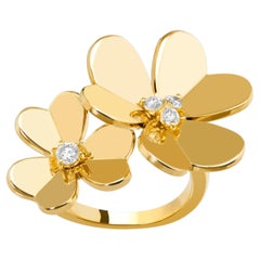 Van Cleef & Arpels Frivole Between Statement Ring in 18k Yellow Gold