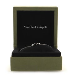 Van Cleef & Arpels Frivole Bracelet 18K White Gold and Diamond Mini
