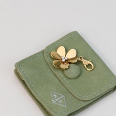 Van Cleef & Arpels Frivole Diamond and 18k Yellow Gold Flower Pendant