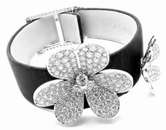 Van Cleef & Arpels Frivole Diamond Flower White Gold Bracelet, Special Order