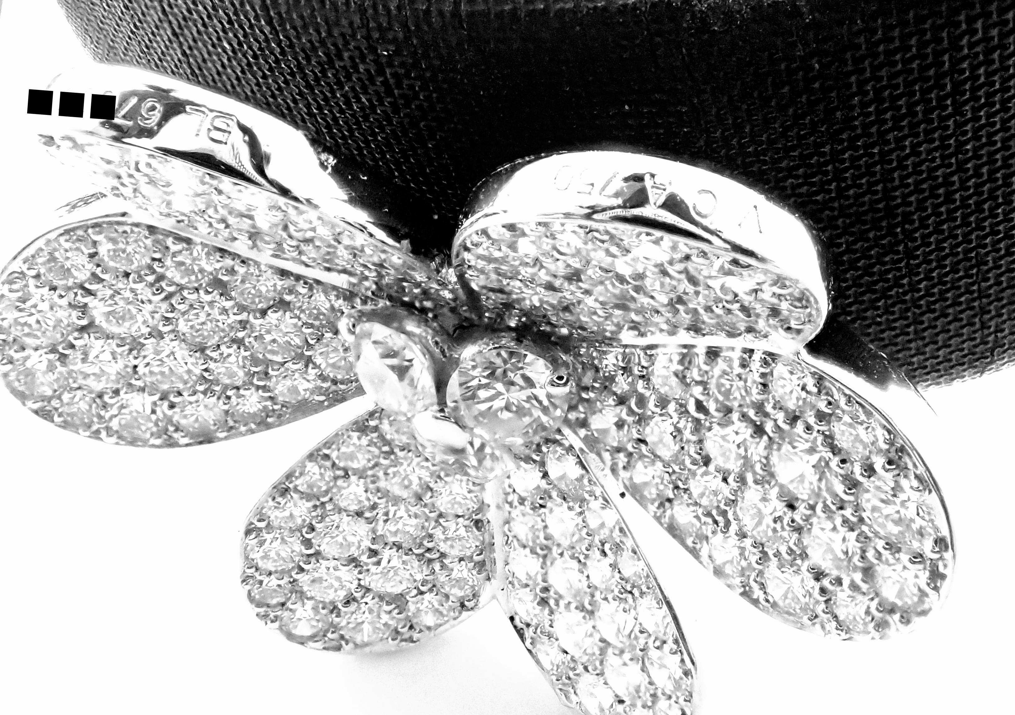 Brilliant Cut Van Cleef & Arpels Frivole Diamond Flower White Gold Bracelet, Special Order