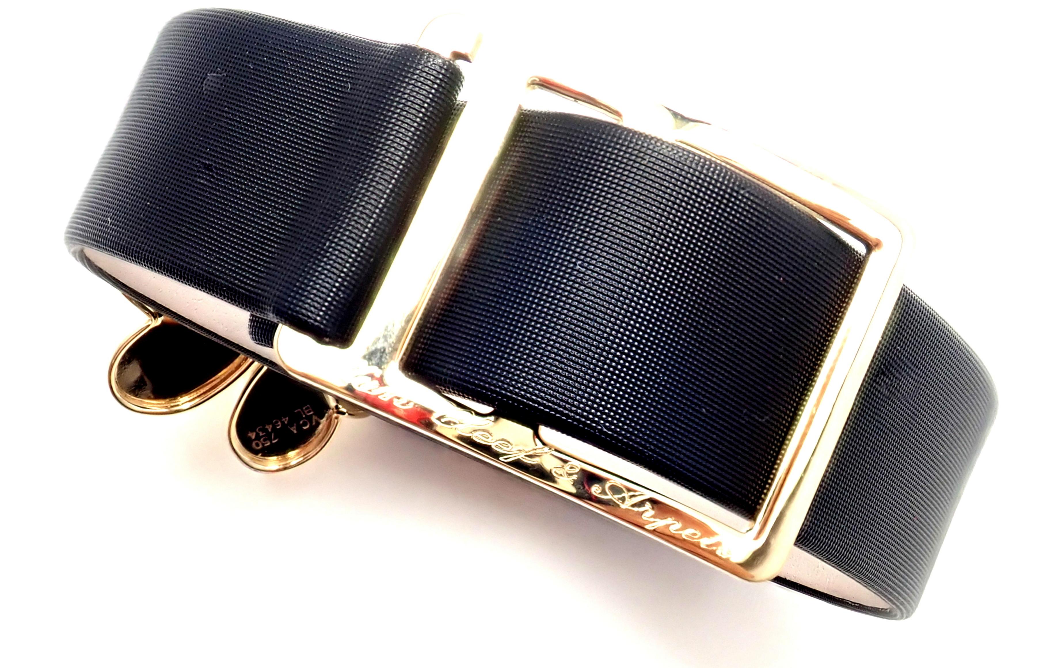 Van Cleef & Arpels Frivole Diamond Flower Yellow Gold Bracelet In New Condition In Southampton, PA