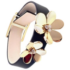 Van Cleef & Arpels Frivole Diamond Flower Gelbgoldarmband