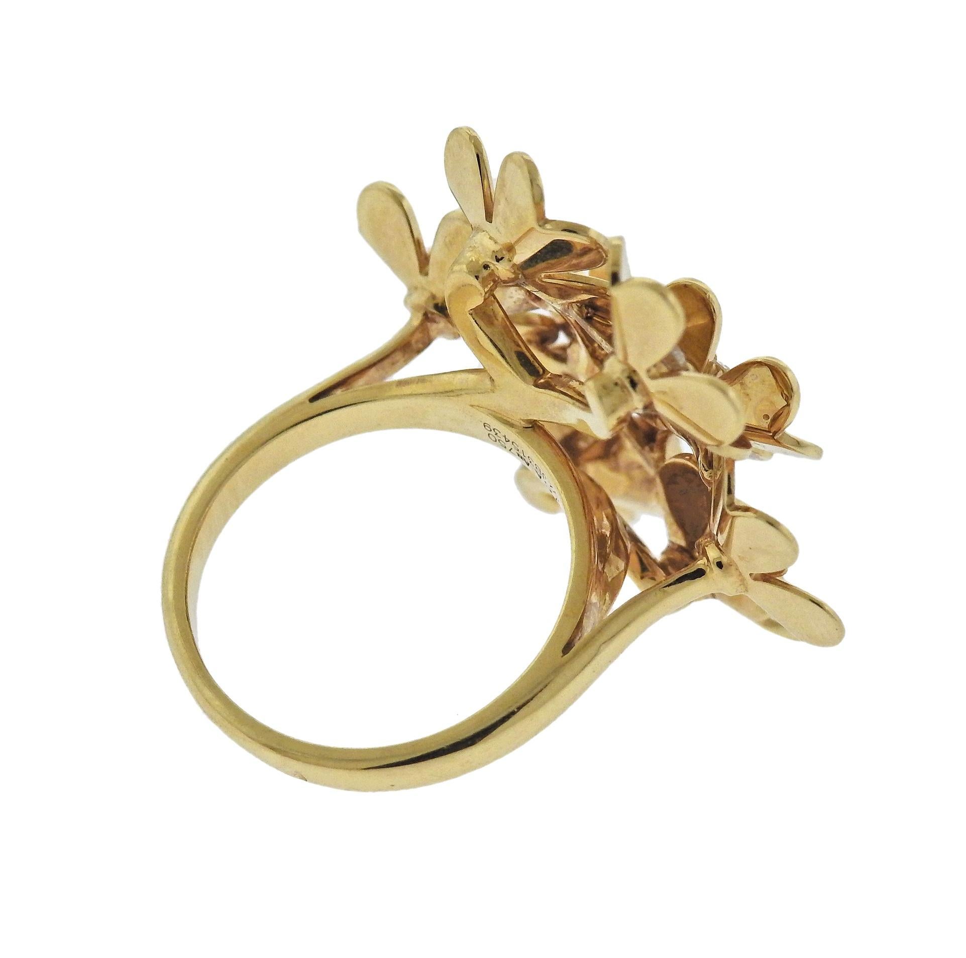 Women's Van Cleef & Arpels Frivole Diamond Gold Ring
