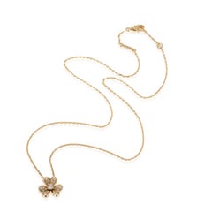 Van Cleef & Arpels Pendentif Frivole en or jaune 18 carats et diamants 0,21 carat