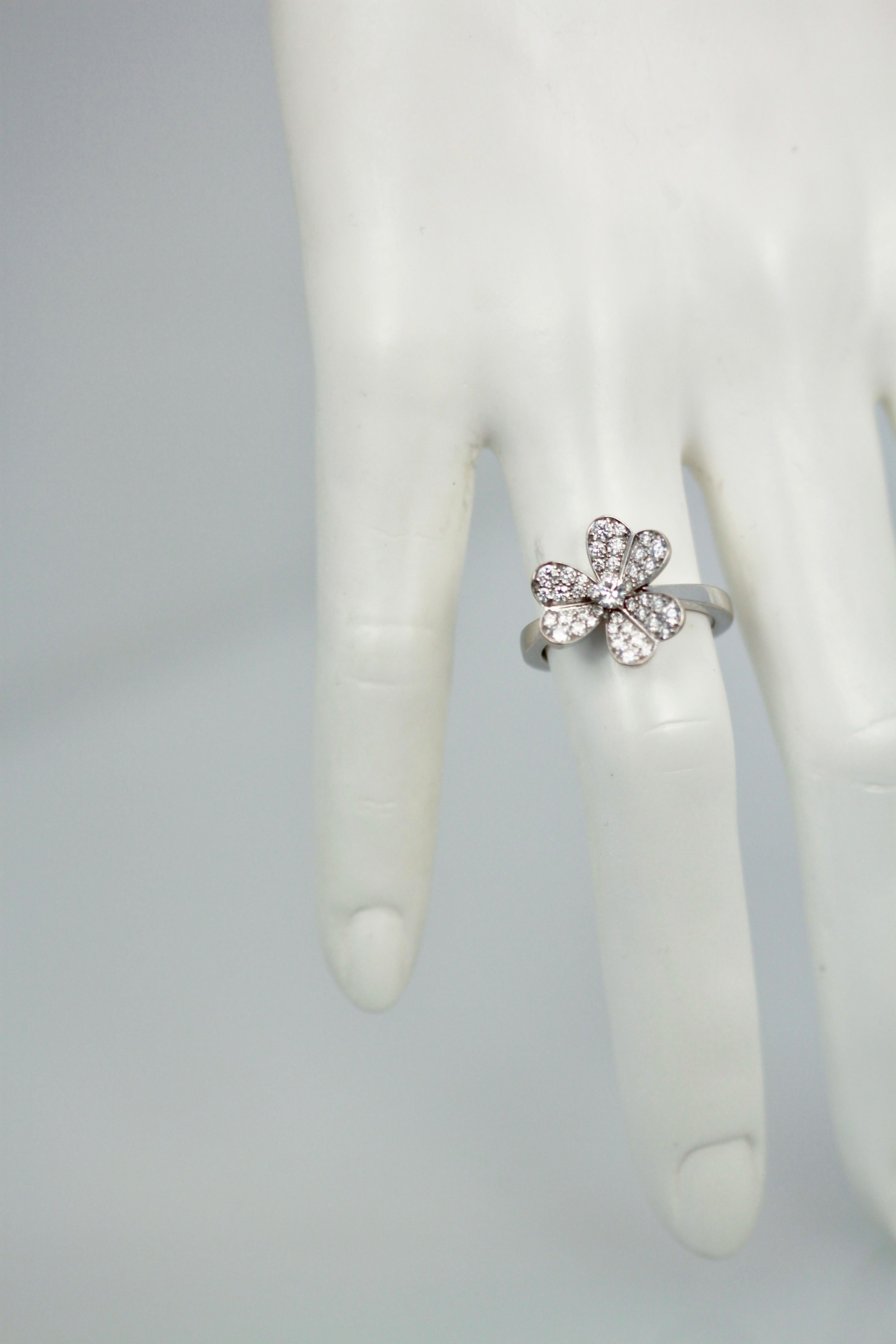 Van Cleef & Arpels Frivole Diamond Ring 1