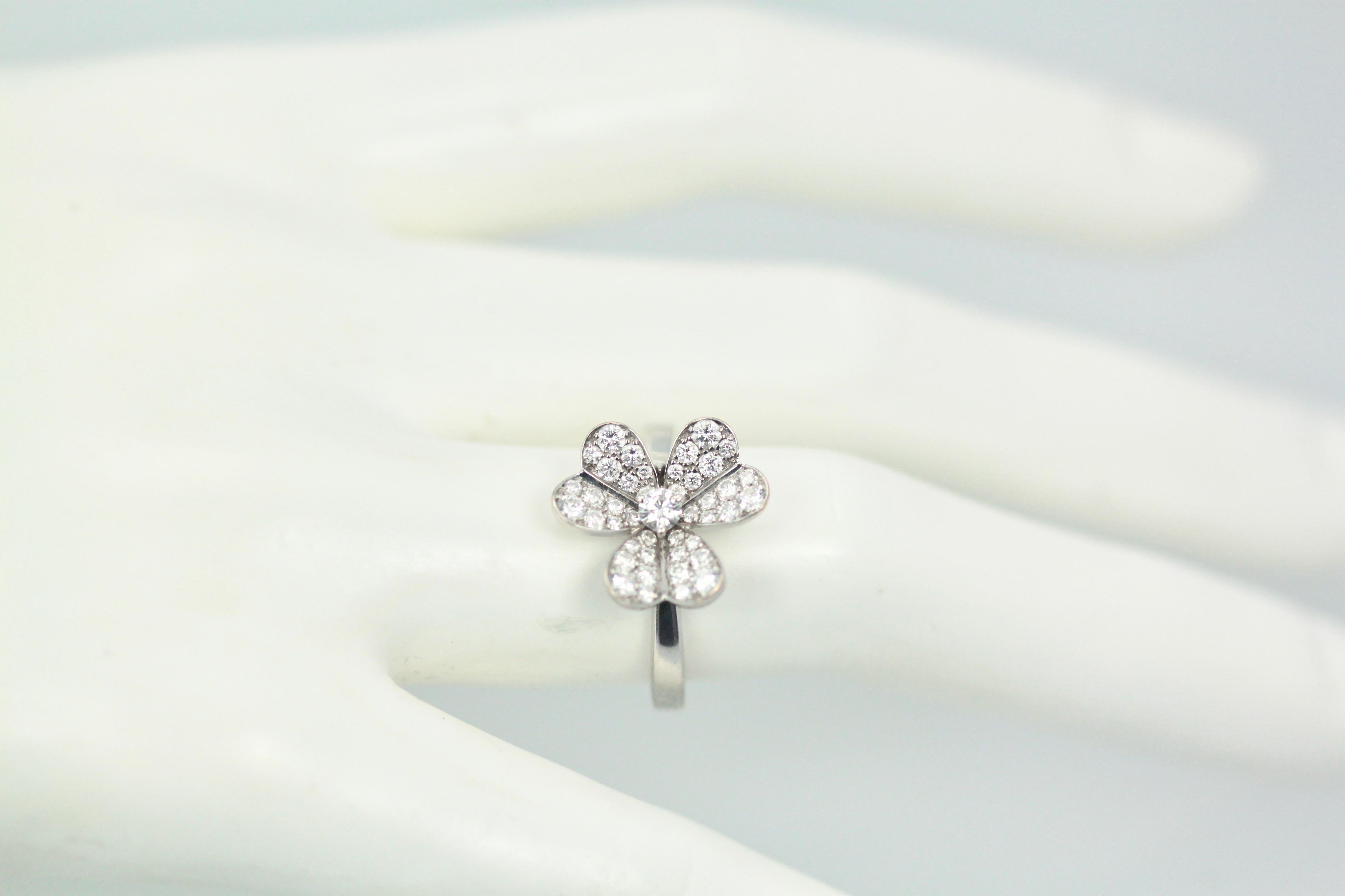 Van Cleef & Arpels Frivole Diamond Ring 3
