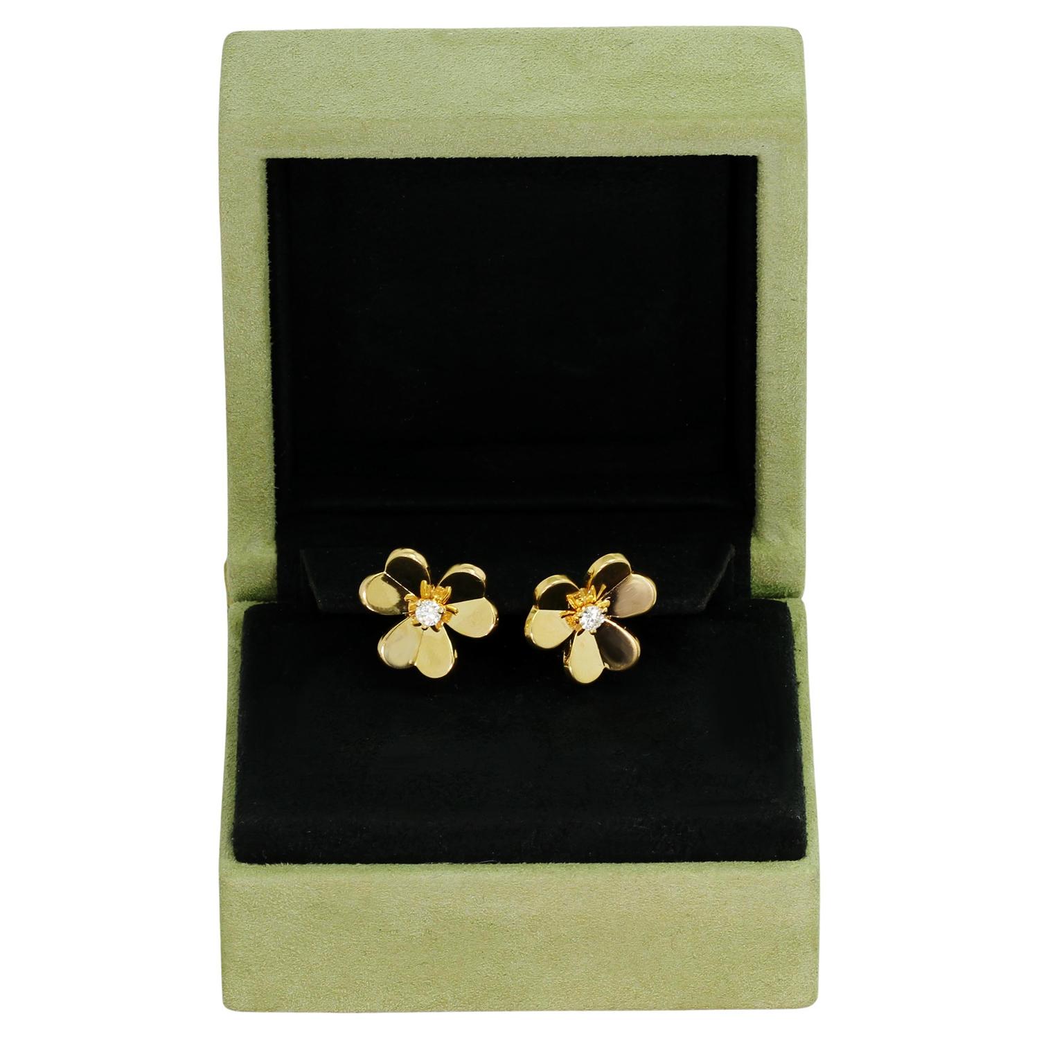 van cleef frivole earrings