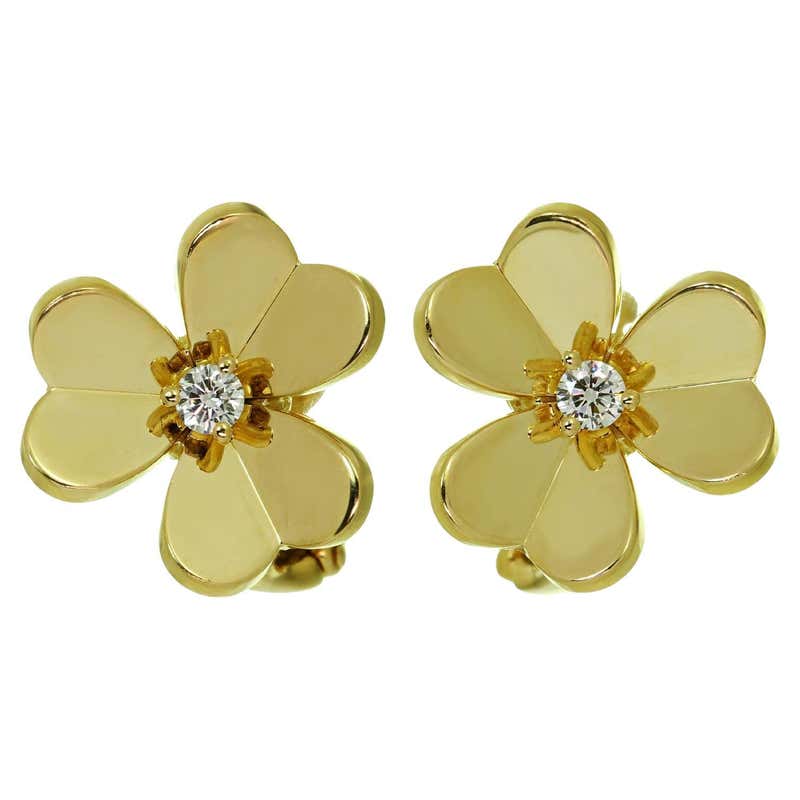Van cleef and arpels green earrings Clearance