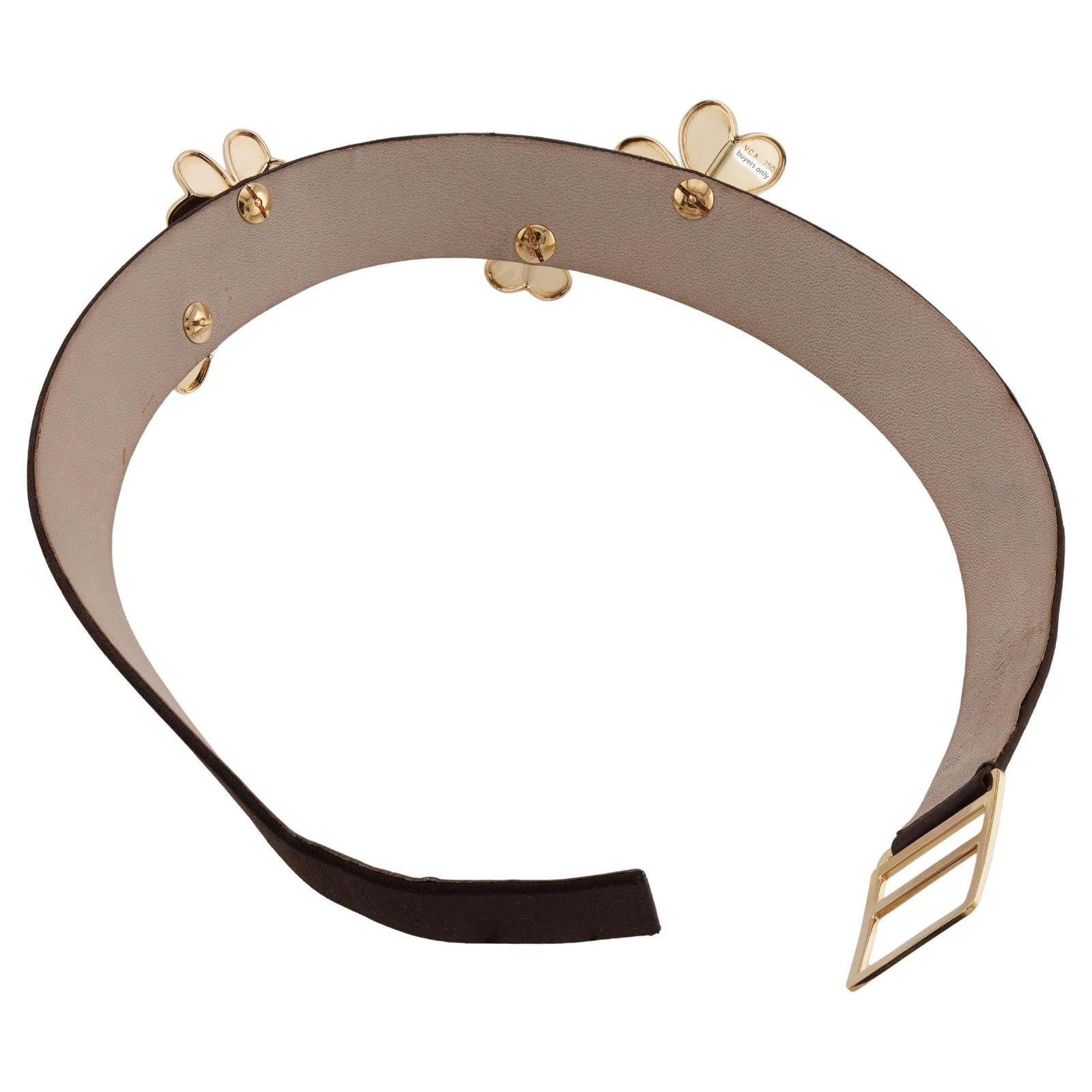 VAN CLEEF & ARPELS Collier ras du cou Frivole Flower Diamond Unisexe en vente