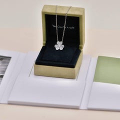 Van Cleef & Arpels Frivole Pavé Diamonds 18K White Gold Pendant
