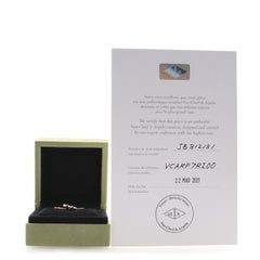 Van Cleef & Arpels Collier pendentif Frivole en or rose 18 carats avec diamants pavés