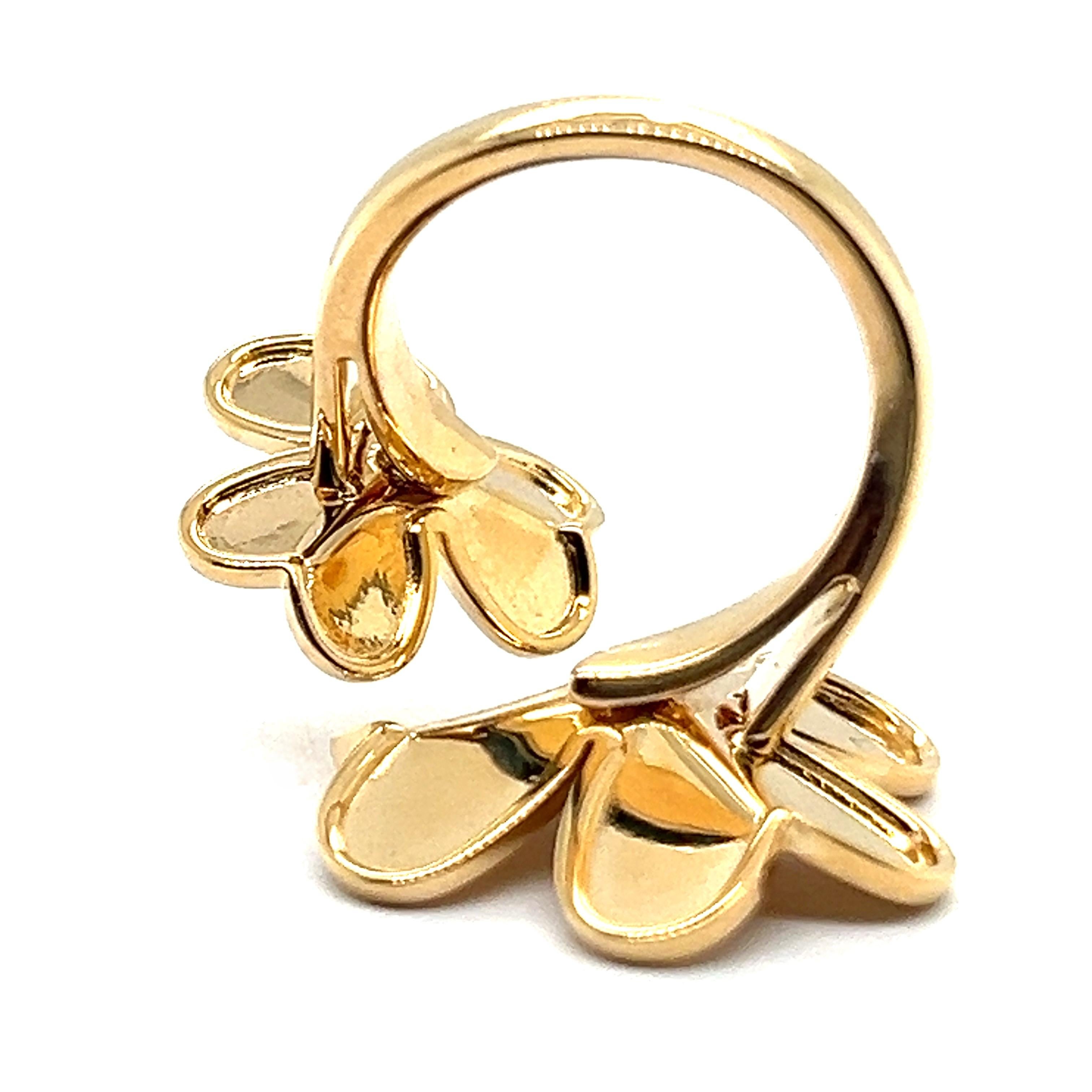 Van Cleef & Arpels Frivole Ring in 18 Karat Yellow Gold with Diamonds 5