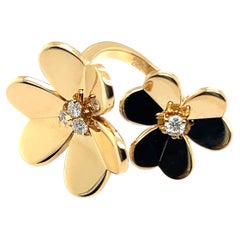 Van Cleef & Arpels Frivole Ring in 18 Karat Yellow Gold with Diamonds