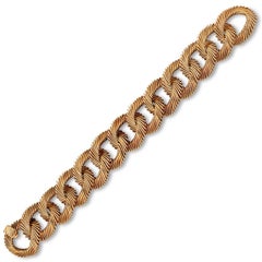 Van Cleef & Arpels Georges Lenfant Engelshaar Vintage 18k Gelbgold-Armband