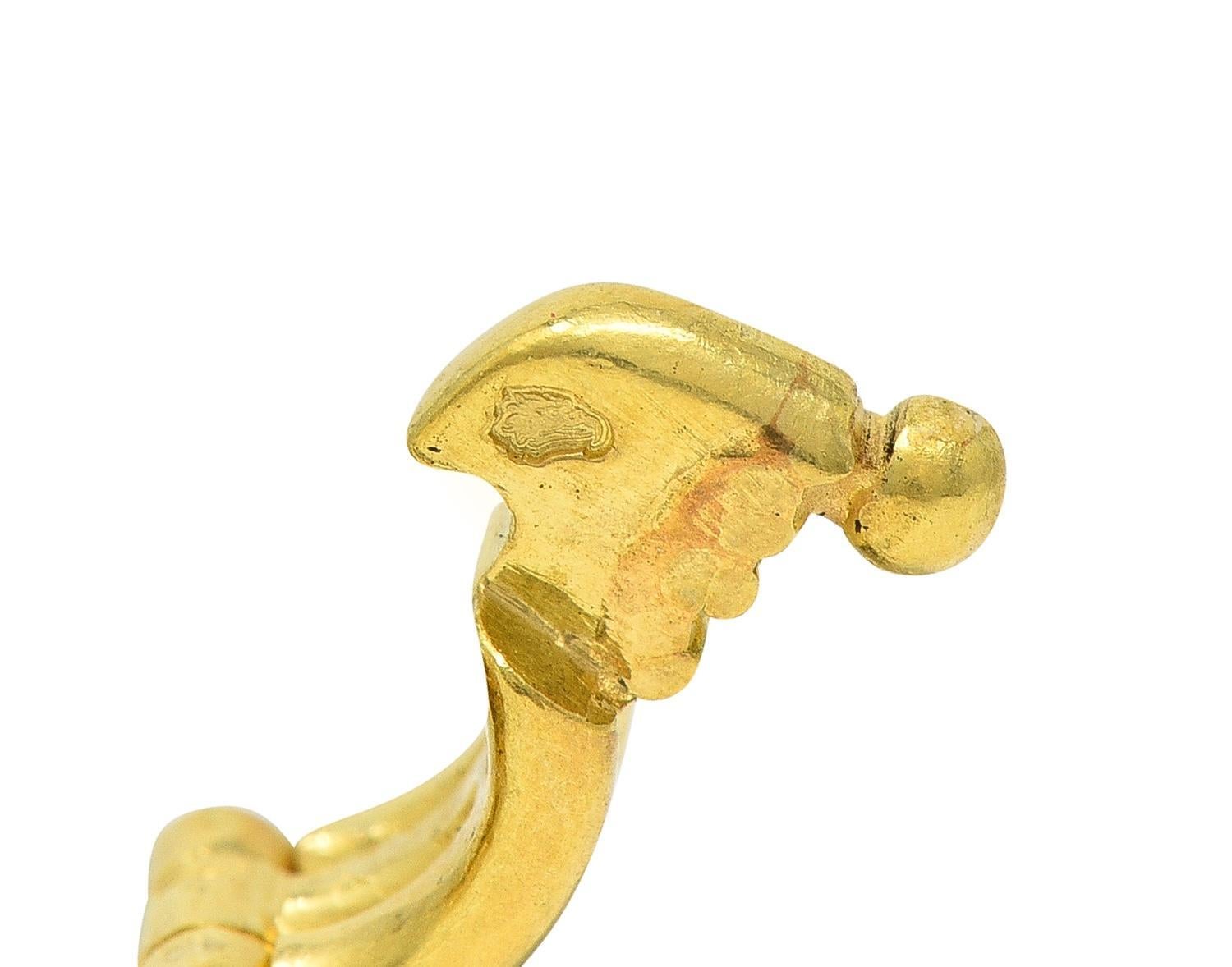 Van Cleef & Arpels Georges L'Enfant Französisch 1960er Jahre 18 Karat Gold Seilarmband 8