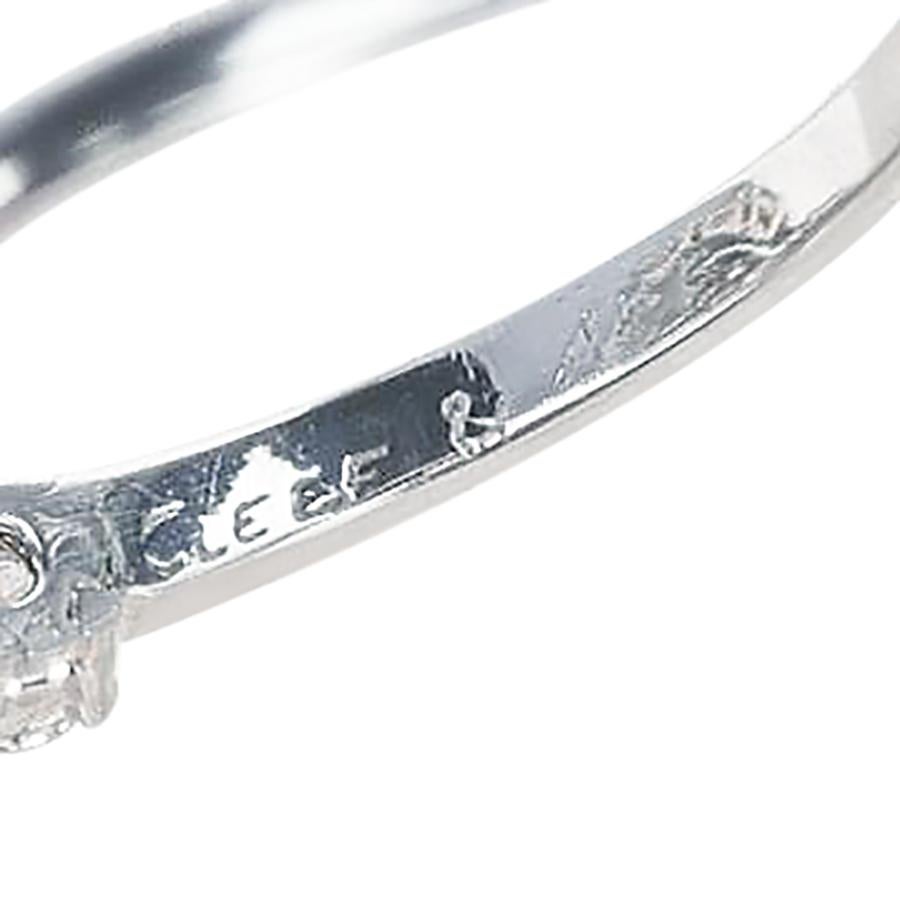 Van Cleef & Arpels GIA Certified 1.86 Ct. Center Diamond Ring, Platinum For Sale 1