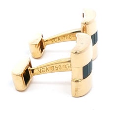 Van Cleef & Arpels Gold and Blue Sapphire Cufflinks