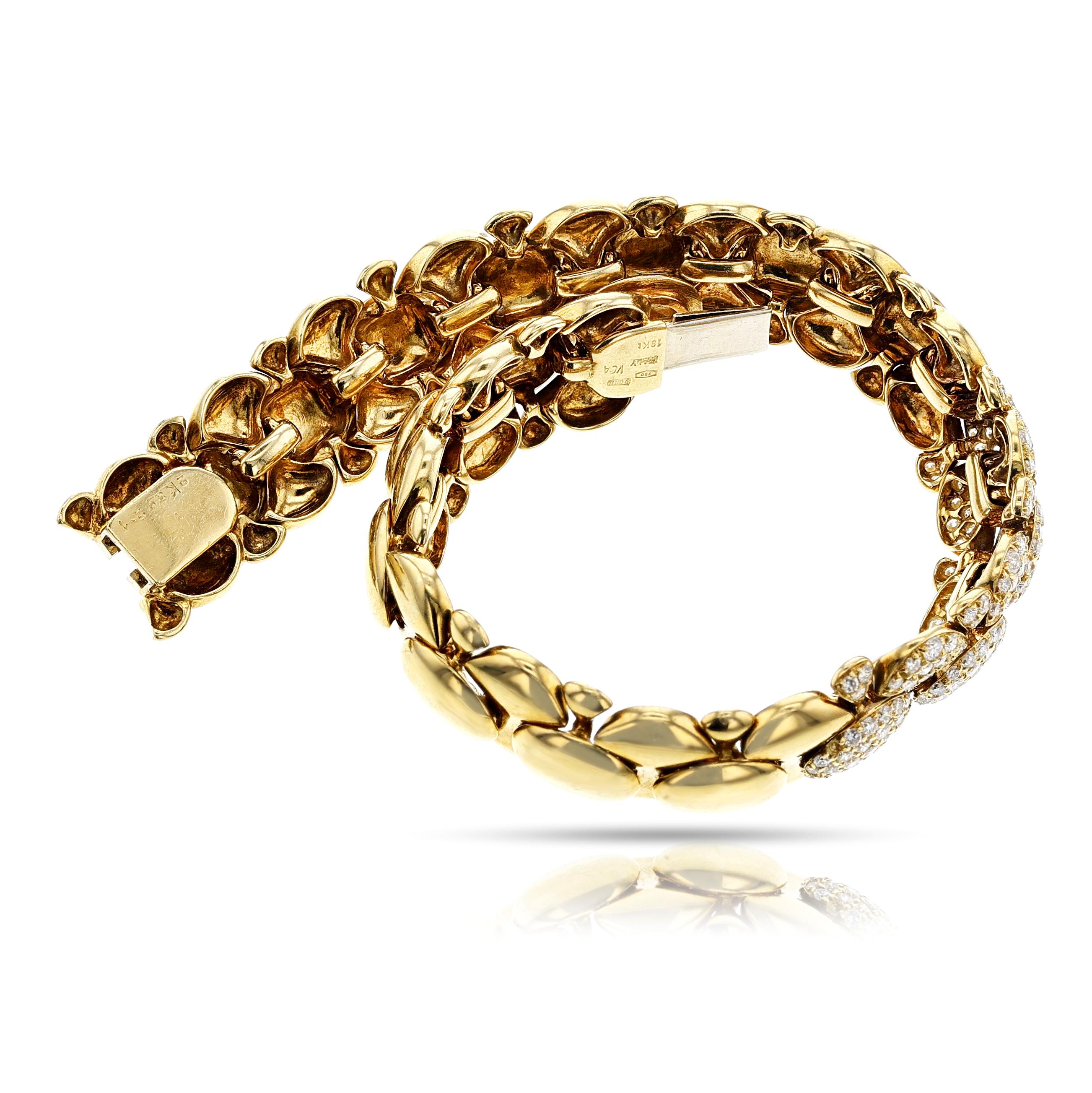 Van Cleef & Arpels Armband aus Gold und Diamanten, 18 Karat 1