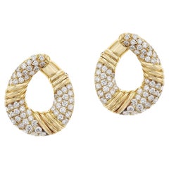 Boucles d'oreilles en or et diamants de Van Cleef & Arpels, 18k