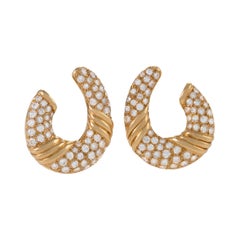 Van Cleef & Arpels Gold- und Diamant-Ohrringe