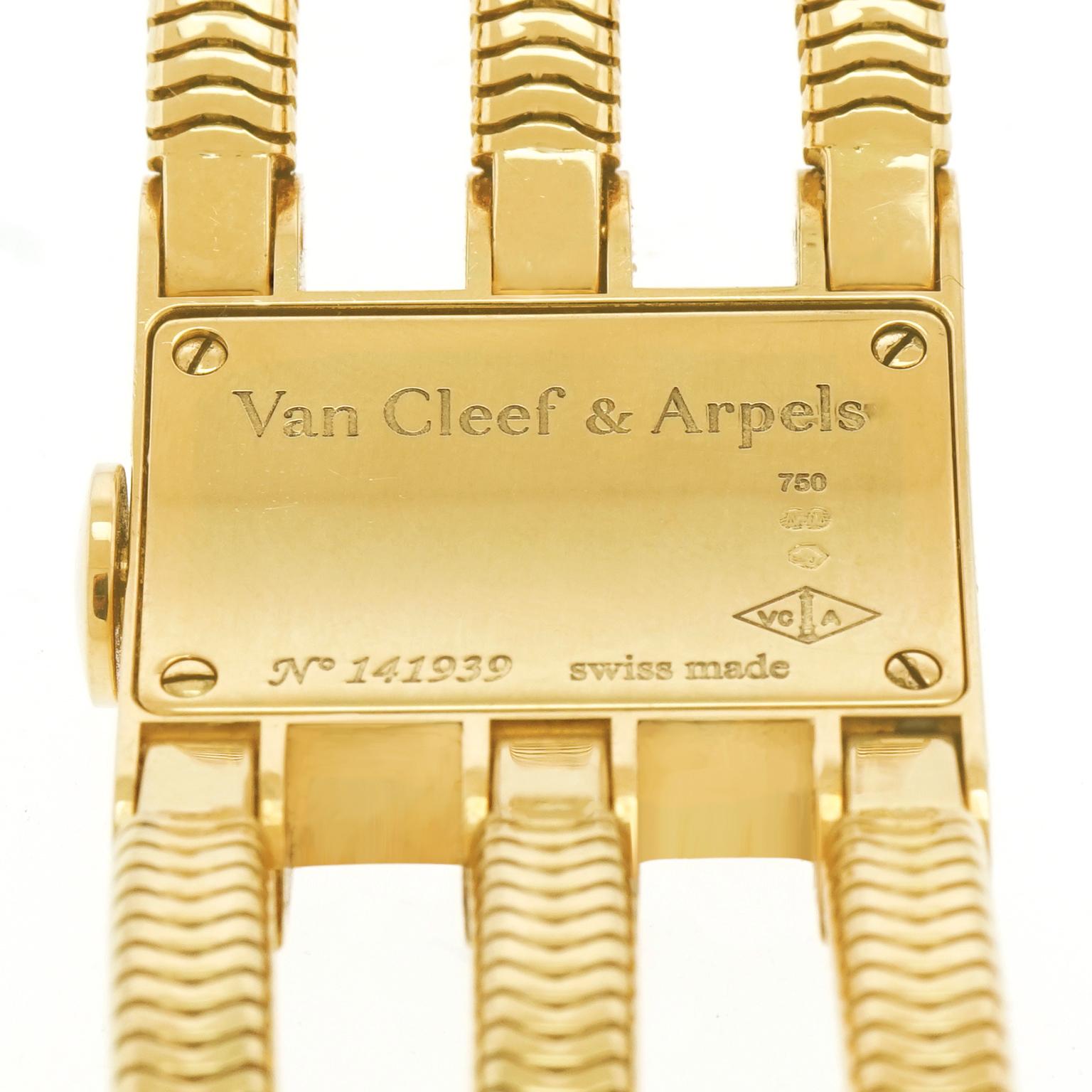 Van Cleef & Arpels Gold and Diamonds Ladies Wristwatch 1