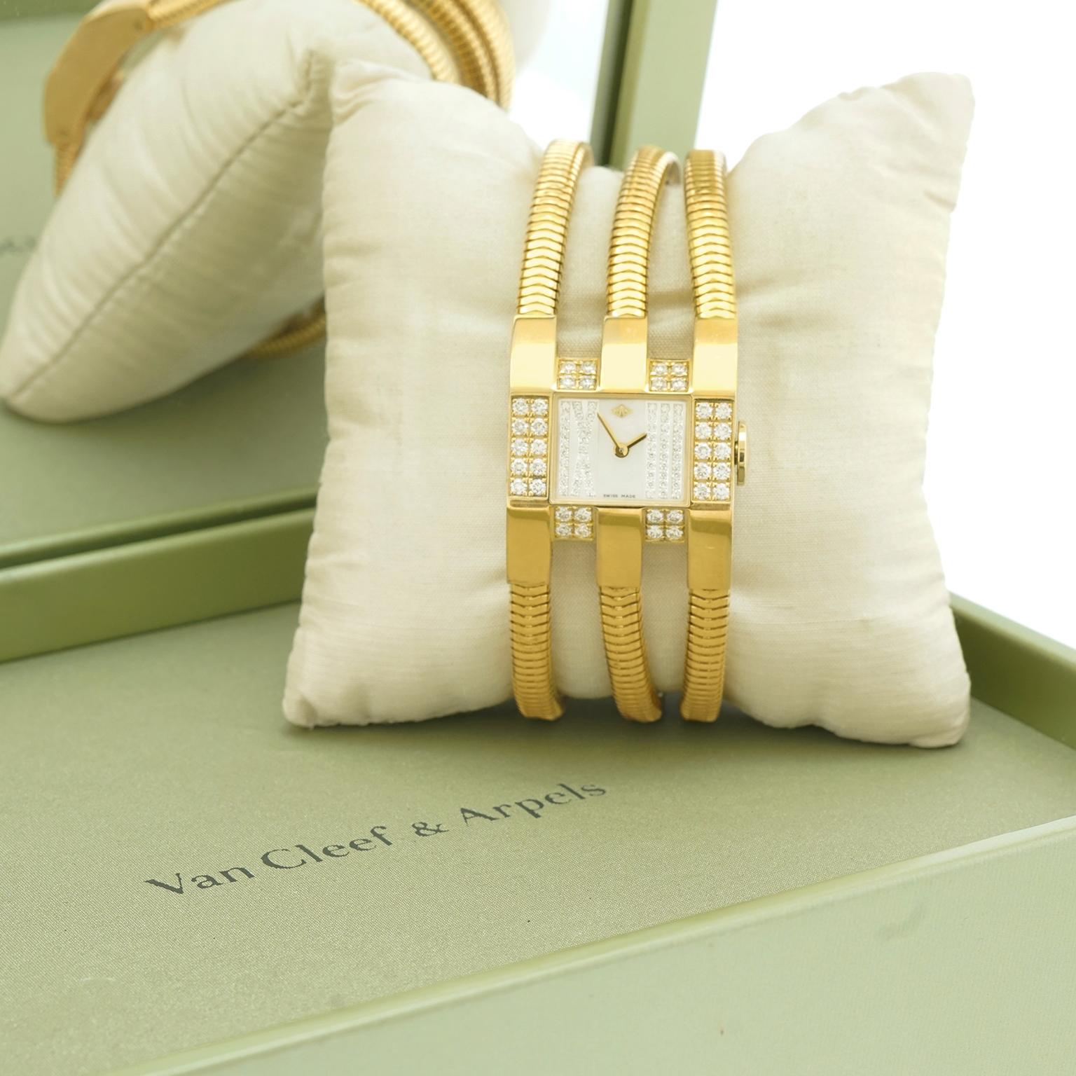 Van Cleef & Arpels Gold and Diamonds Ladies Wristwatch 5