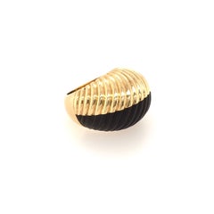 Van Cleef & Arpels Gold and Wood Ring