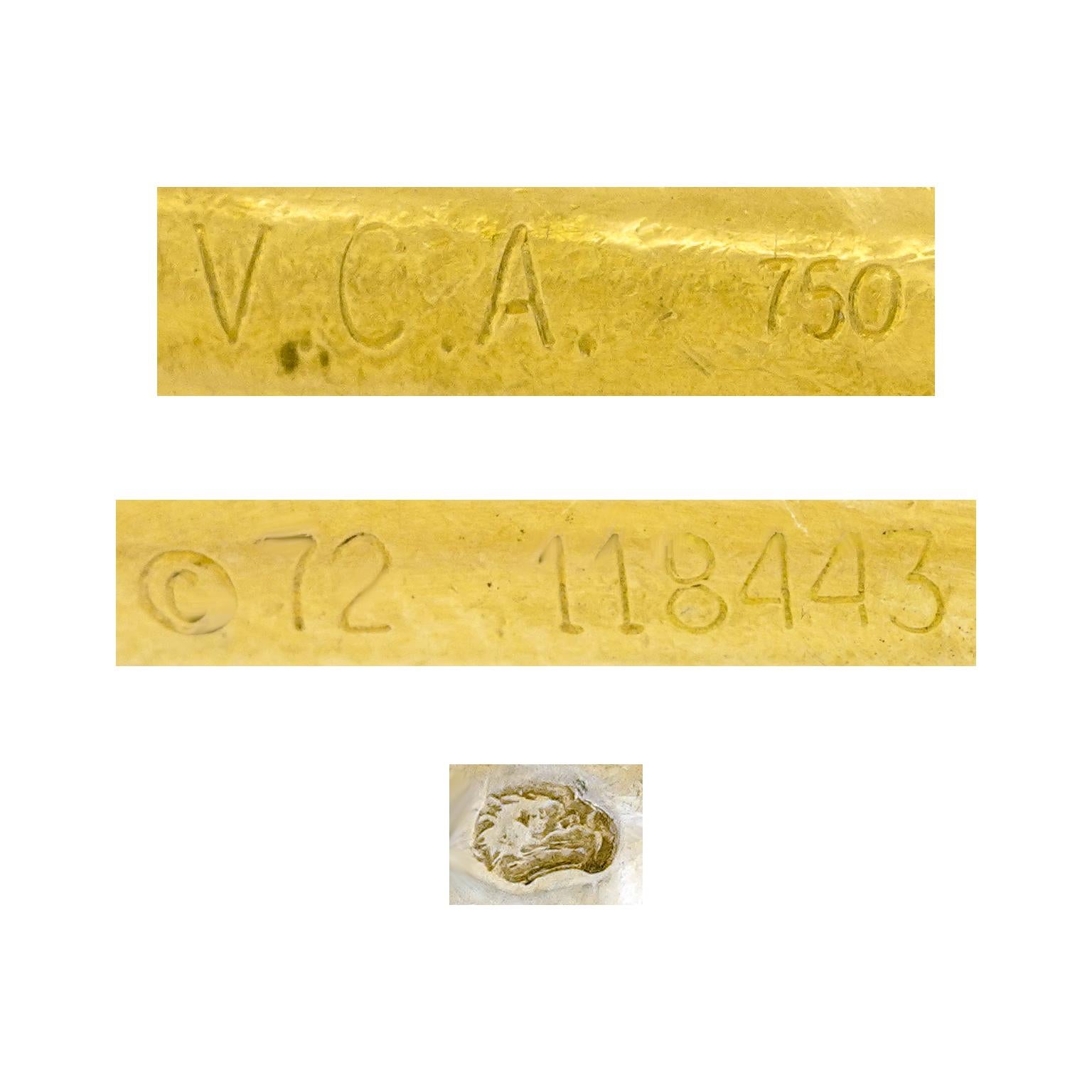 Van Cleef & Arpels Gold Bracelet c1972 In Excellent Condition In Litchfield, CT