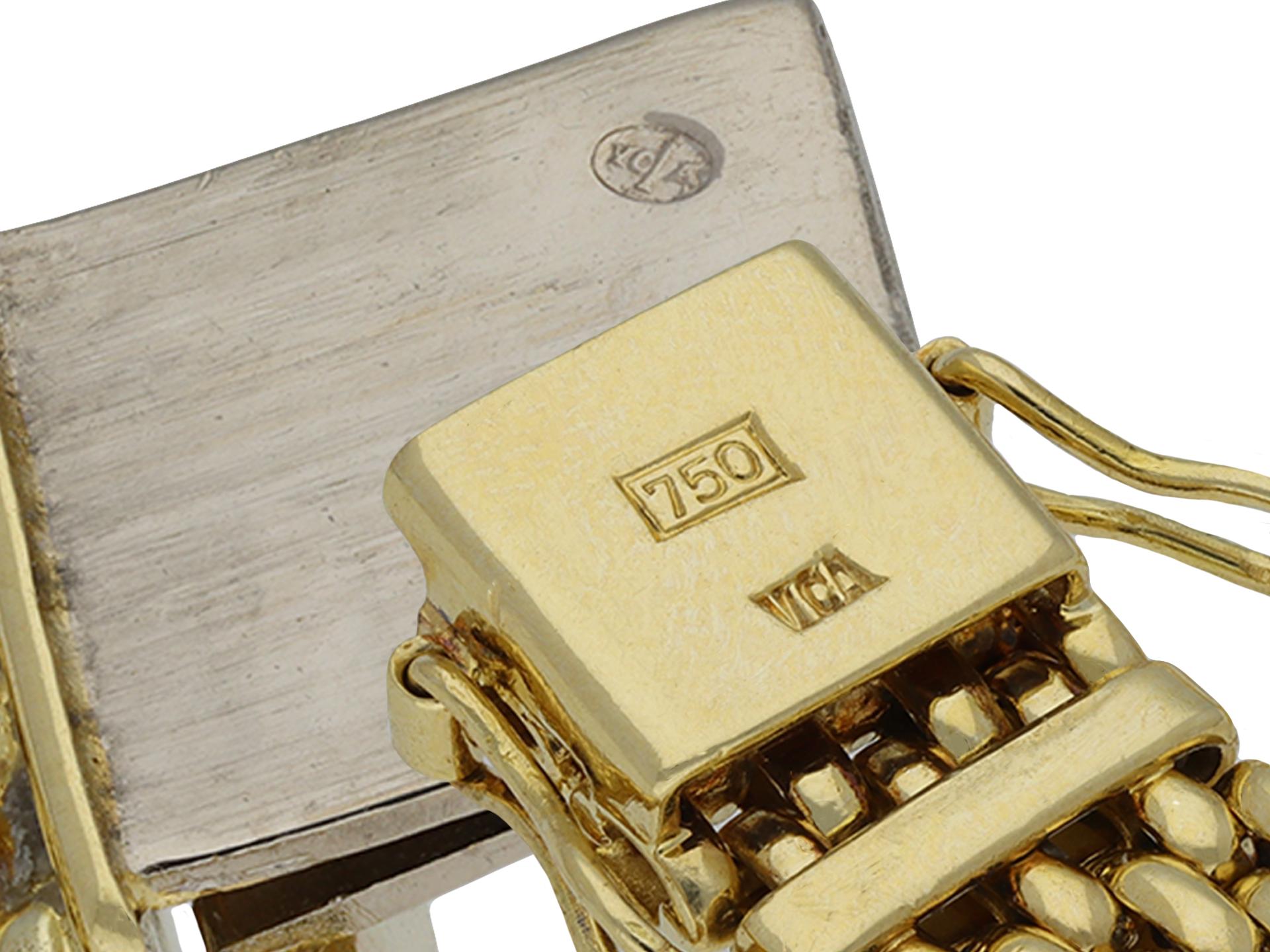 Bracelet en or Van Cleef & Arpels, vers 1980.  Unisexe en vente