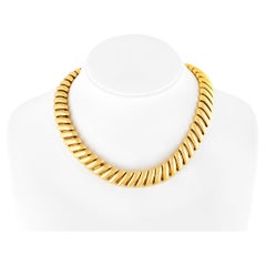 Used Van Cleef & Arpels Gold Collar Necklace