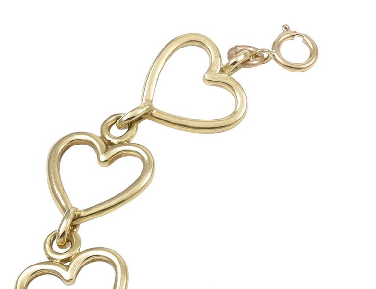 Van Cleef and Arpels Gold Heart Bracelet at 1stDibs van cleef heart