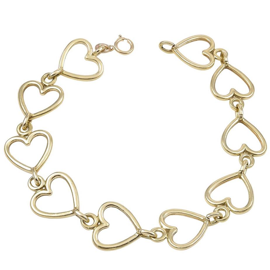 Van Cleef & Arpels Gold Heart Bracelet