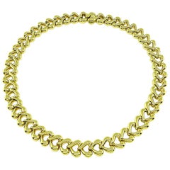 Van Cleef & Arpels Gold Heart Necklace