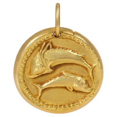 Van Cleef & Arpels gold Pisces pendant
